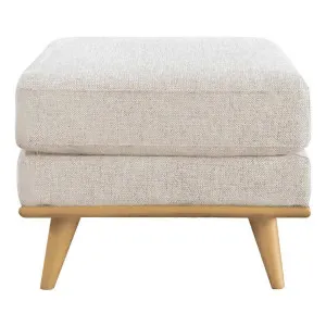 Astrid Ottoman in Talent Sand / Clear Leg by OZ Design, a Ottomans for sale on Style Sourcebook