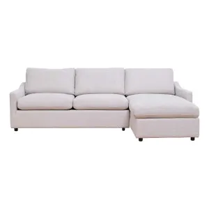 Mokum Sofa Bed with Storage Chaise RHF in Mars Champagne by OZ Design, a Sofa Beds for sale on Style Sourcebook