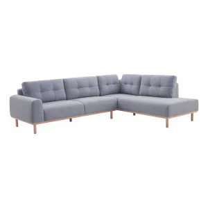 Stratton Corner Chaise RHF in Cloud Pewter by OZ Design, a Sofas for sale on Style Sourcebook