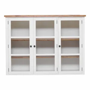 Mango Creek Hutch for 3 Door Buffet in White / Clear by OZ Design, a Sideboards, Buffets & Trolleys for sale on Style Sourcebook