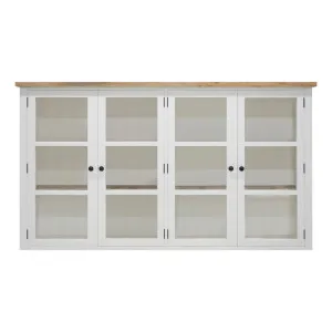 Mango Creek Hutch for 4 Door Buffet in Clear / White by OZ Design, a Sideboards, Buffets & Trolleys for sale on Style Sourcebook