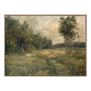 Wildflower Daydreams Box Framed Canvas in 123 x 93cm by OZ Design, a Painted Canvases for sale on Style Sourcebook