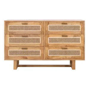 Rita Dresser in Mangowood Clear / Rattan by OZ Design, a Dressers & Chests of Drawers for sale on Style Sourcebook