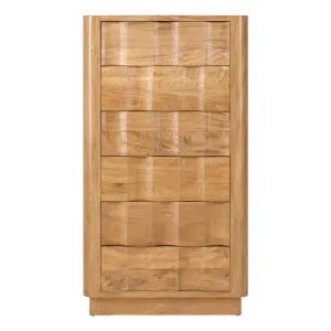 Verano Tall Boy in Mangowood Clear Lacquer by OZ Design, a Dressers & Chests of Drawers for sale on Style Sourcebook