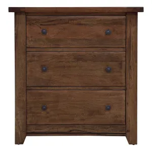 Mango Creek 3 Drawer Dresser in Rustic Chocolate by OZ Design, a Dressers & Chests of Drawers for sale on Style Sourcebook