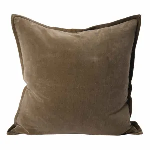 Evelyn Feather Fill Cushion 60x60cm in Olive by OZ Design, a Cushions, Decorative Pillows for sale on Style Sourcebook
