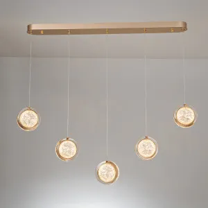 Vencha Yoyo 5 Light Tricolour LED Bar Pendant Gold by Vencha, a Pendant Lighting for sale on Style Sourcebook