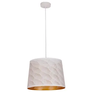 CLA Penshade Honeycomb Laser-Cut Pendant with Linear Rim White by Compact Lamps Australia, a Pendant Lighting for sale on Style Sourcebook