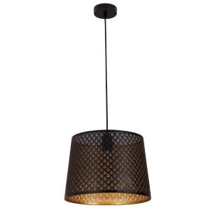 CLA Penshade Geometry Laser-Cut Pendant with Linear Rim Black by Compact Lamps Australia, a Pendant Lighting for sale on Style Sourcebook