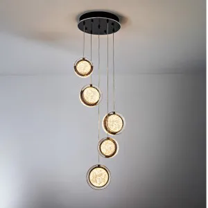 Vencha Yoyo 5 Light Tricolour LED Cluster Pendant Gun Metal by Vencha, a Pendant Lighting for sale on Style Sourcebook