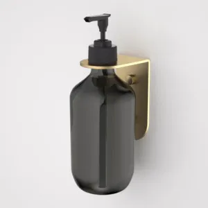 Liano II Soap Bottle Holder Brushed | Made From Brass/Brushed Brass By Caroma by Caroma, a Soap Dishes & Dispensers for sale on Style Sourcebook