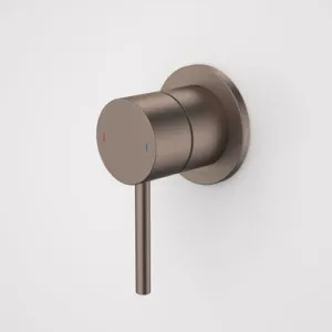Liano II Bath Or Shower Mixer Round Cover Plate | Made From Brass In Brushed Bronze By Caroma by Caroma, a Bathroom Taps & Mixers for sale on Style Sourcebook