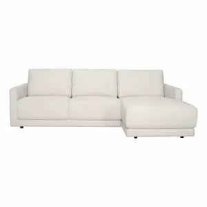 Hendrix 2 Seater Sofa + Chaise RHF in Prince White by OZ Design, a Sofas for sale on Style Sourcebook