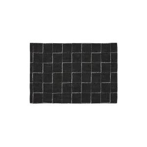 Ersen set of 2 black, 100% cotton table mats by null, a Table Cloths & Runners for sale on Style Sourcebook