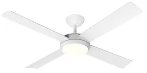 Martec Quantum 52" DC Ceiling Fan with CCT LED and Remote Matte White by Martec, a Ceiling Fans for sale on Style Sourcebook