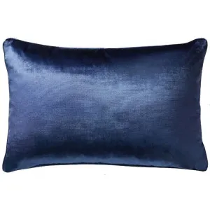 Swan Cushion Navy 60x40cm by null, a Cushions, Decorative Pillows for sale on Style Sourcebook
