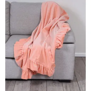 RuffleThrow Peach by null, a Throws for sale on Style Sourcebook