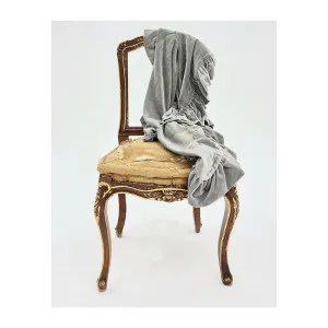 Ruffle Throw Grey by null, a Throws for sale on Style Sourcebook