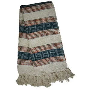 Gretel Throw Teal Blue by null, a Throws for sale on Style Sourcebook