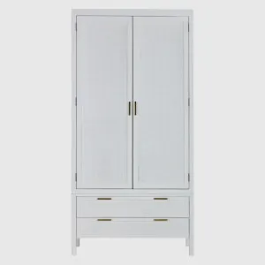 Santorini Wardrobe in White by Florabelle Living, a Sideboards, Buffets & Trolleys for sale on Style Sourcebook