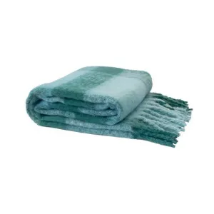 Bambury Cosmo Aqua Throw by null, a Throws for sale on Style Sourcebook