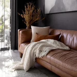 Bambury Asha White Throw by null, a Throws for sale on Style Sourcebook