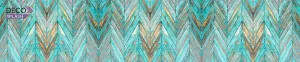 Blue Parquetry (Textured Collection) by DecoSplash®, a Solid Surfaces for sale on Style Sourcebook
