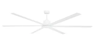 Brilliant Hercules Industrial Size 84" DC Ceiling Fan 6 Blade With Remote White by Brilliant, a Ceiling Fans for sale on Style Sourcebook