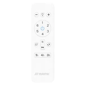 Martec Fantom Bladeless DC Smart Ceiling Fan with LED Light and WiFi Remote White by Martec, a Ceiling Fans for sale on Style Sourcebook