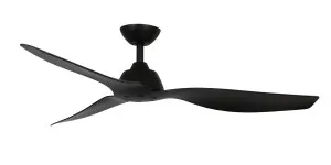 Martec 52" Malibu DC ABS Blade Indoor/Outdoor Ceiling Fan With Remote Matte Black by Martec, a Ceiling Fans for sale on Style Sourcebook