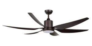 Brilliant Aviator II 66" DC Indoor/Outdoor Ceiling Fan with 20W CCT LED Light and Remote Oil Rubbed Bronze by Brilliant, a Ceiling Fans for sale on Style Sourcebook