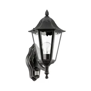 Eglo Navedo Exterior IP44 Coach Light with Sensor E27 by Eglo, a Outdoor Lighting for sale on Style Sourcebook