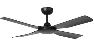 Eglo Aloha 52" Smart DC Ceiling Fan with Dual Control Matte Black by Eglo, a Ceiling Fans for sale on Style Sourcebook