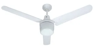 Ventair Mason 48" 1200mm Metal Ceiling Fan With Light White by Ventair, a Ceiling Fans for sale on Style Sourcebook