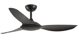 Claro Glider 52" DC Indoor/Outdoor Ceiling Fan Black by Claro, a Ceiling Fans for sale on Style Sourcebook