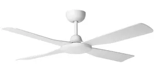 Eglo Aloha 48" Smart DC Ceiling Fan with Dual Control Matte White by Eglo, a Ceiling Fans for sale on Style Sourcebook