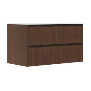 Addison 2-Drawer 900mm - Dark Oak - 1 Cut-Out by ABI Interiors Pty Ltd, a Vanities for sale on Style Sourcebook