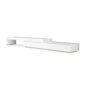 Ex Display - Katherine Extendable TV Entertainment Unit - White Oak by Interior Secrets - AfterPay Available by Interior Secrets, a Entertainment Units & TV Stands for sale on Style Sourcebook