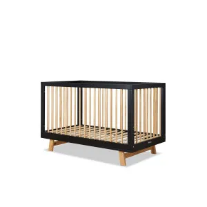 Aspen Classic Cot - Black/Natural - Mocka by Mocka., a Cots & Bassinets for sale on Style Sourcebook