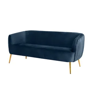 Evelyn 2 Seater Velvet Sofa by Luxo, a Sofas for sale on Style Sourcebook