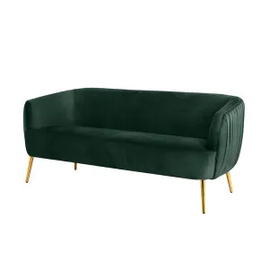 Evelyn 2 Seater Velvet Sofa by Luxo, a Sofas for sale on Style Sourcebook