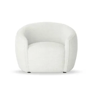 Yara Boucle Accent Chair in Cream White by Luxo Furniture, a Sofas for sale on Style Sourcebook