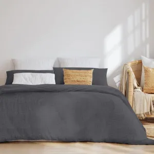 Odyssey Living Chadstone Fleece Dark Haze Quilt Cover Set by null, a Quilt Covers for sale on Style Sourcebook