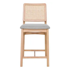 Jonas Bar Chair in Talent Beige / Clear by OZ Design, a Bar Stools for sale on Style Sourcebook