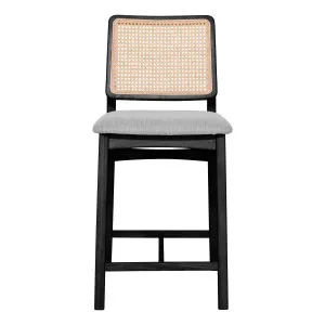 Jonas Bar Chair in Talent Beige / Black by OZ Design, a Bar Stools for sale on Style Sourcebook