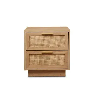 Noosa Rattan Bedside Table - Natural - Mocka by Mocka., a Side Table for sale on Style Sourcebook