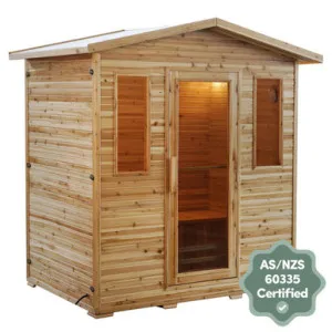 Kivi 4 Person Traditional  Finnish Outdoor Sauna by Luxo Saunas, a Saunas for sale on Style Sourcebook