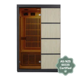 Tumma 2 Person Carbon Fibre Infrared Home Sauna by Luxo Saunas, a Saunas for sale on Style Sourcebook