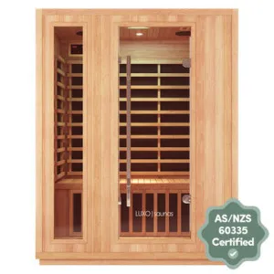 Valo 3 Person Infrared Home Sauna by Luxo Saunas, a Saunas for sale on Style Sourcebook