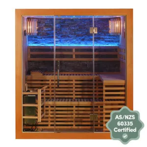 Loyly 3 Person Traditional Finnish Home Sauna by Luxo Saunas, a Saunas for sale on Style Sourcebook